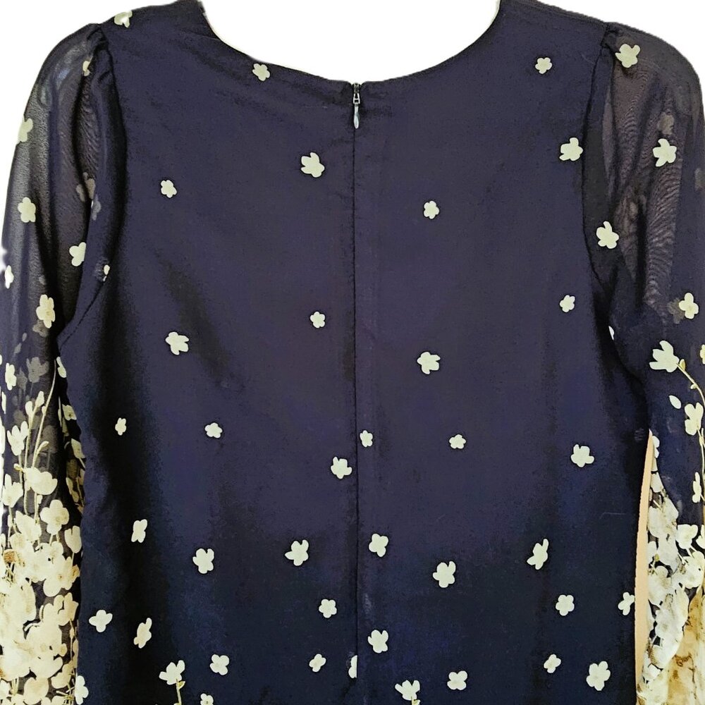 Yumi Elegant Floral Ombre Dress – Women's US 2/4 - Picture 6 of 11